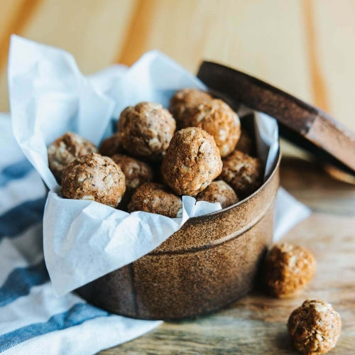 Snickerdoodle No-Bake Protein Balls