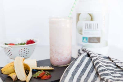 Chris + Heidi Strawberry Banana Smoothie Recipe