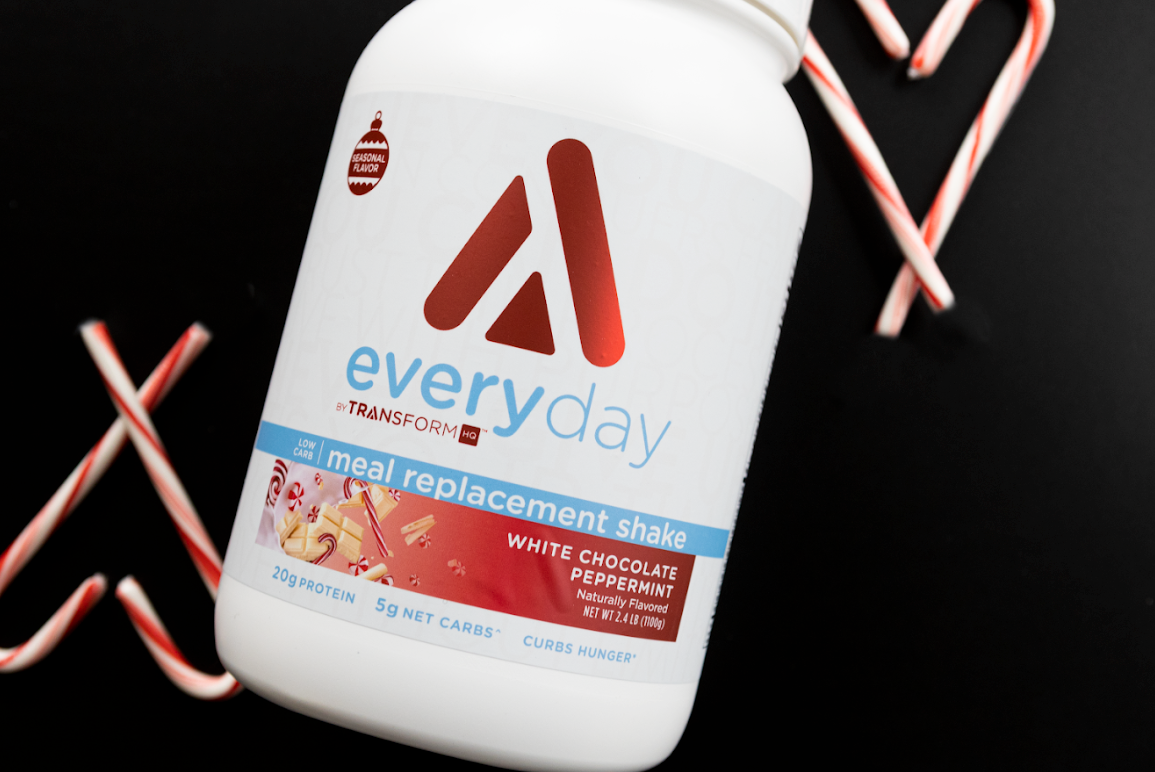White Chocolate Peppermint Protein Bowl