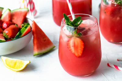 Strawberry Watermelon Mint Refresher Recipe