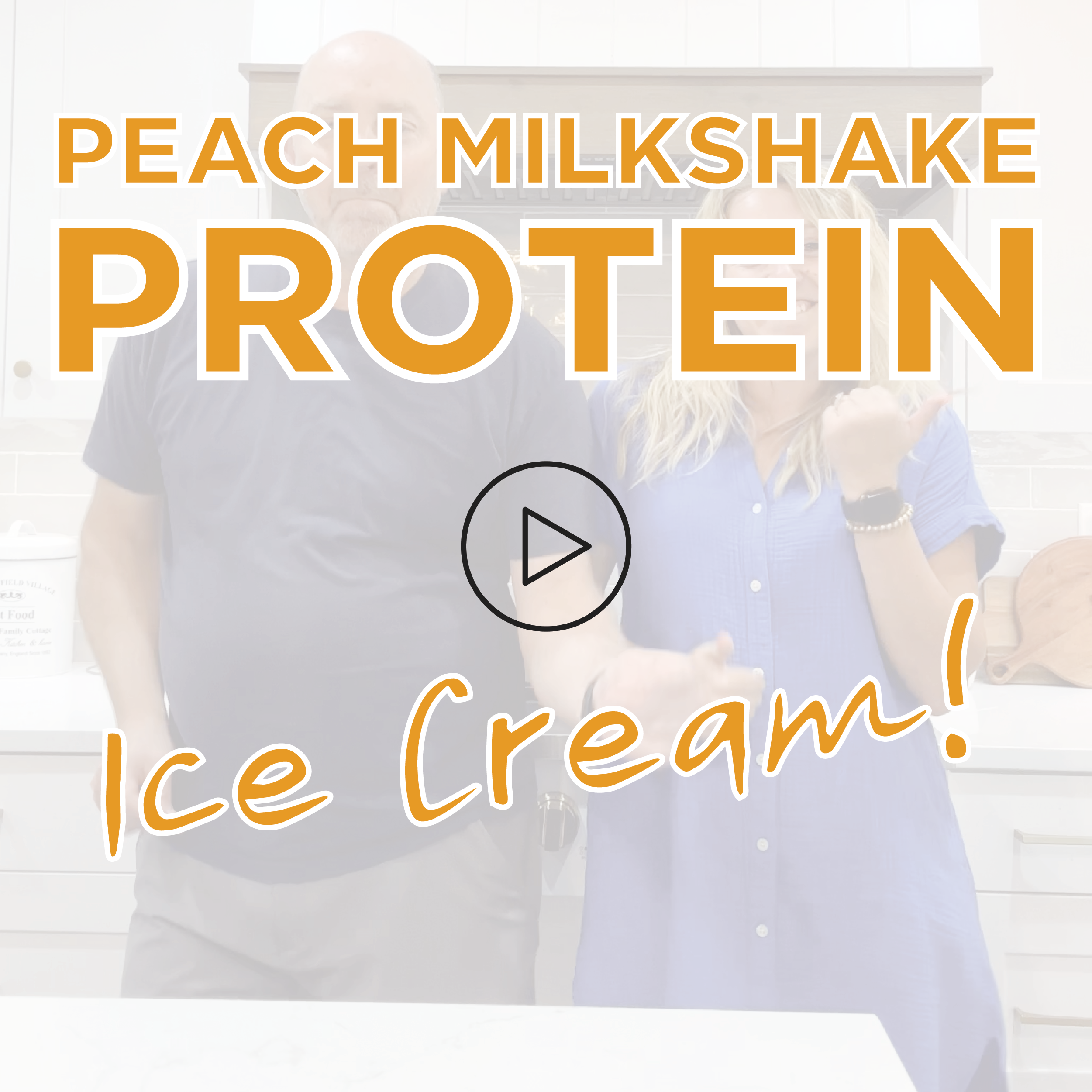 Peach Milkshake Protein Ice Cream Recipe