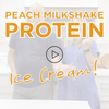 Peach Milkshake Protein Ice Cream Recipe