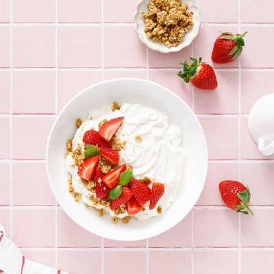 White Chocolate Peppermint Protein Bowl