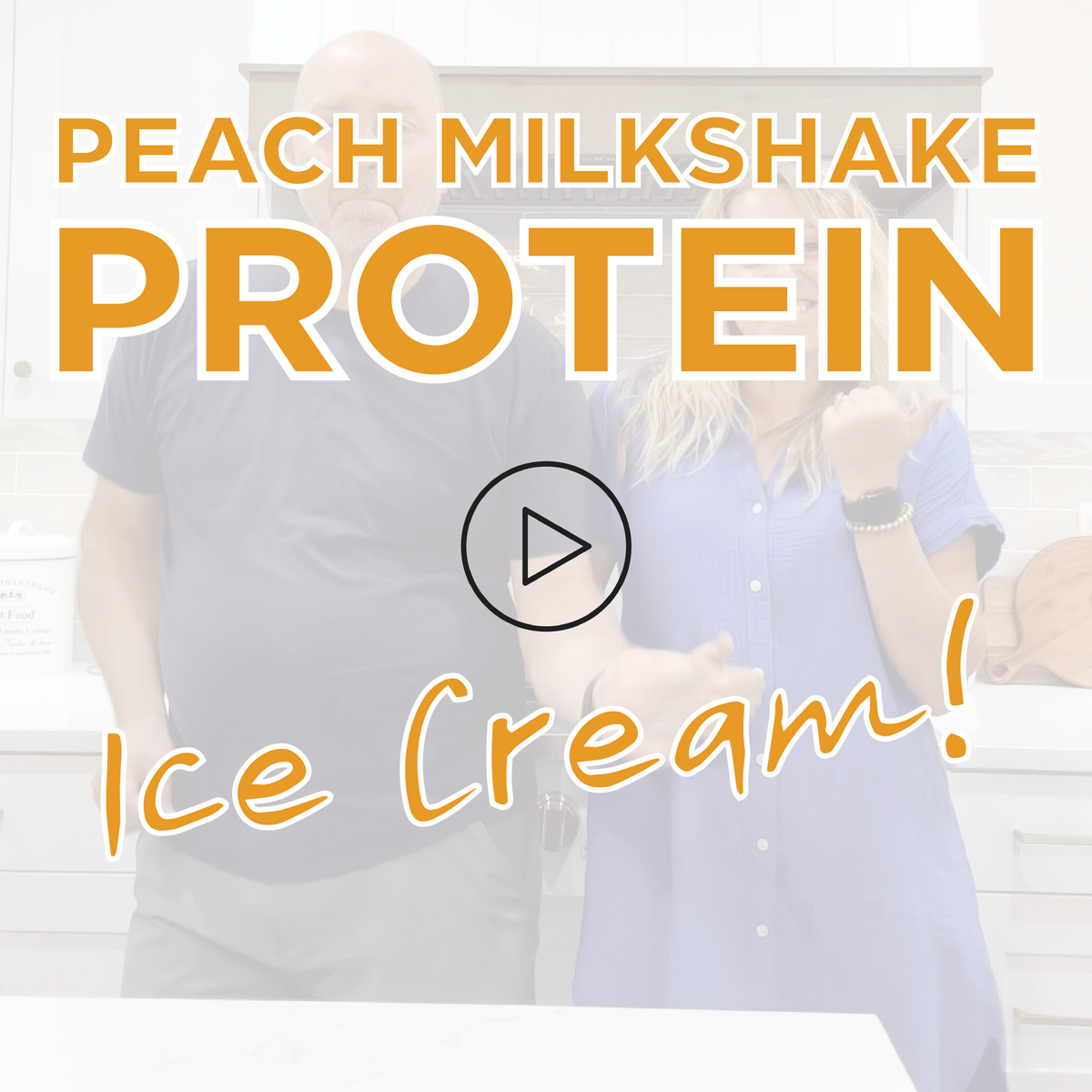 Peach Milkshake Protein Ice Cream Recipe