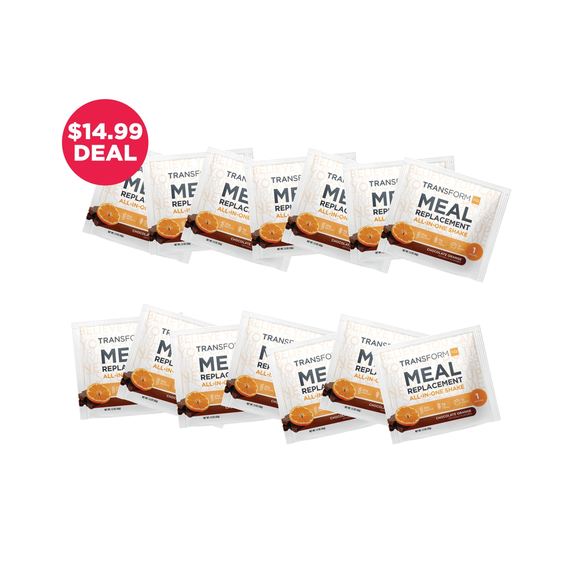 14 Chocolate Orange Shake Packs