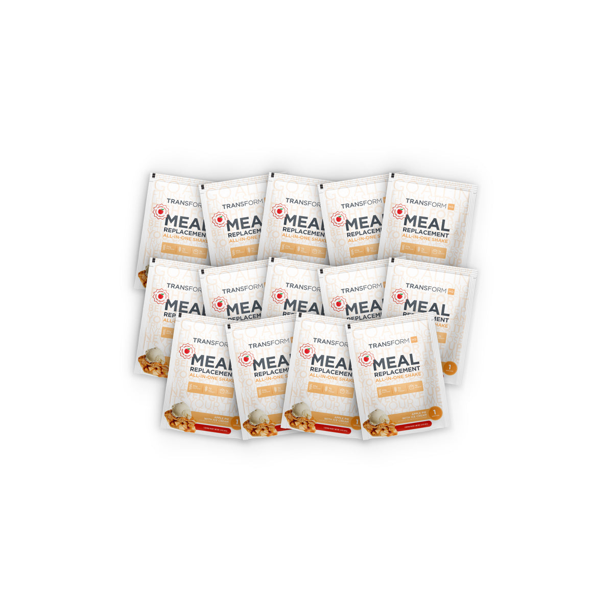 14 Apple Pie with Ice Cream Shake Packs