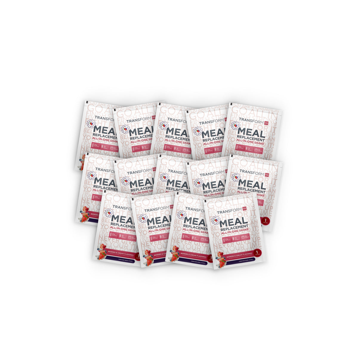 14 Berries & Cream Shake Packs