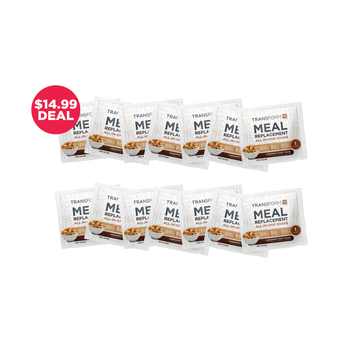 14 Cinnamon Toast Swirl Shake Packs