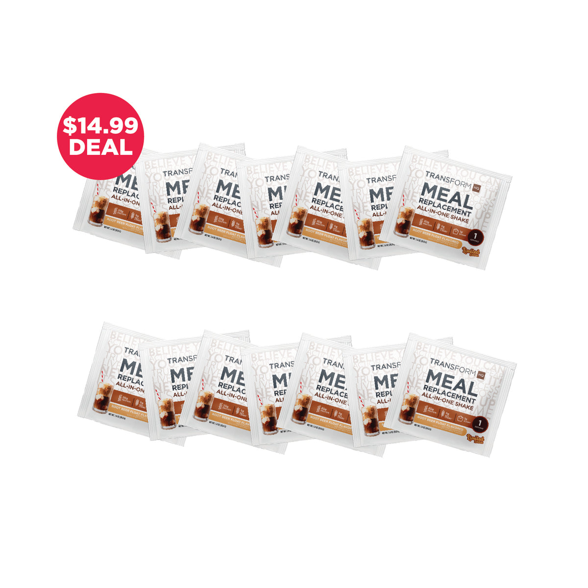 14 Root Beer Float Shake Packs
