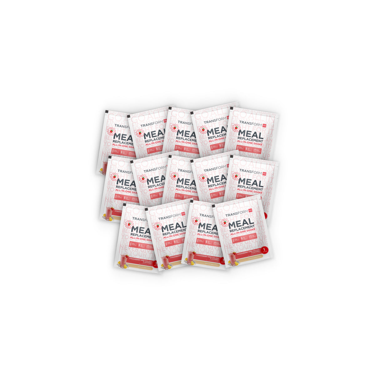14 Strawberry Pina Coalda Shake Packs