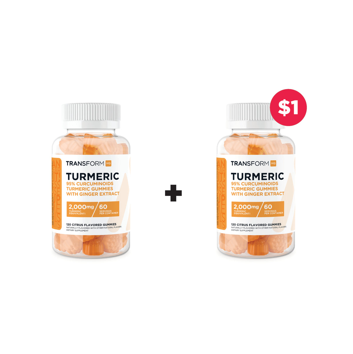 Buy Turmeric Gummies, Get 1 for $1