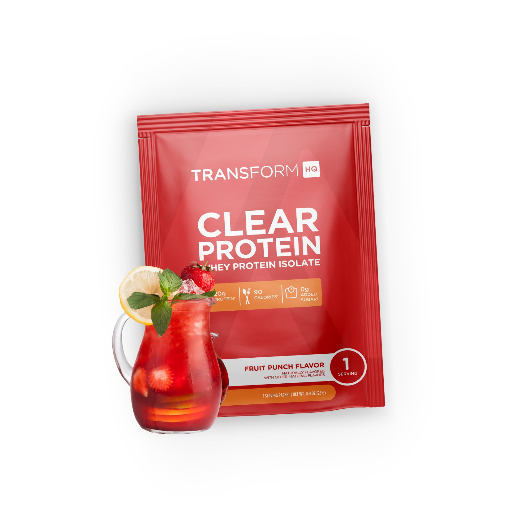 Clear Protein Single-Serving Pack - Fruit Punch - TransformHQ