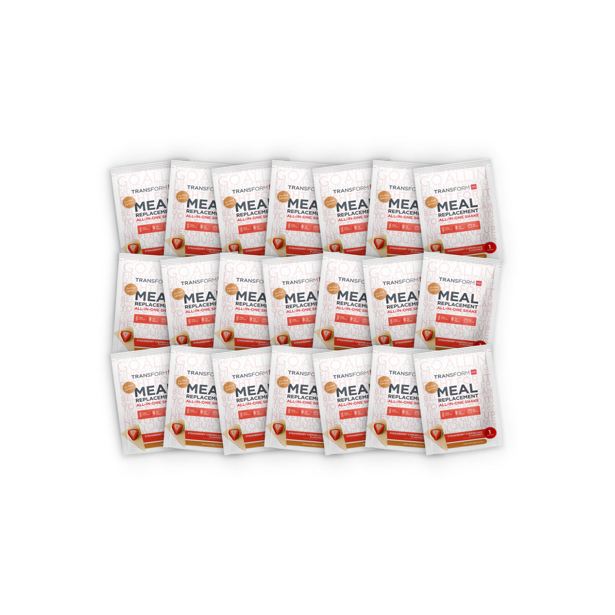 21 Strawberry Cheesecake Shake Packs