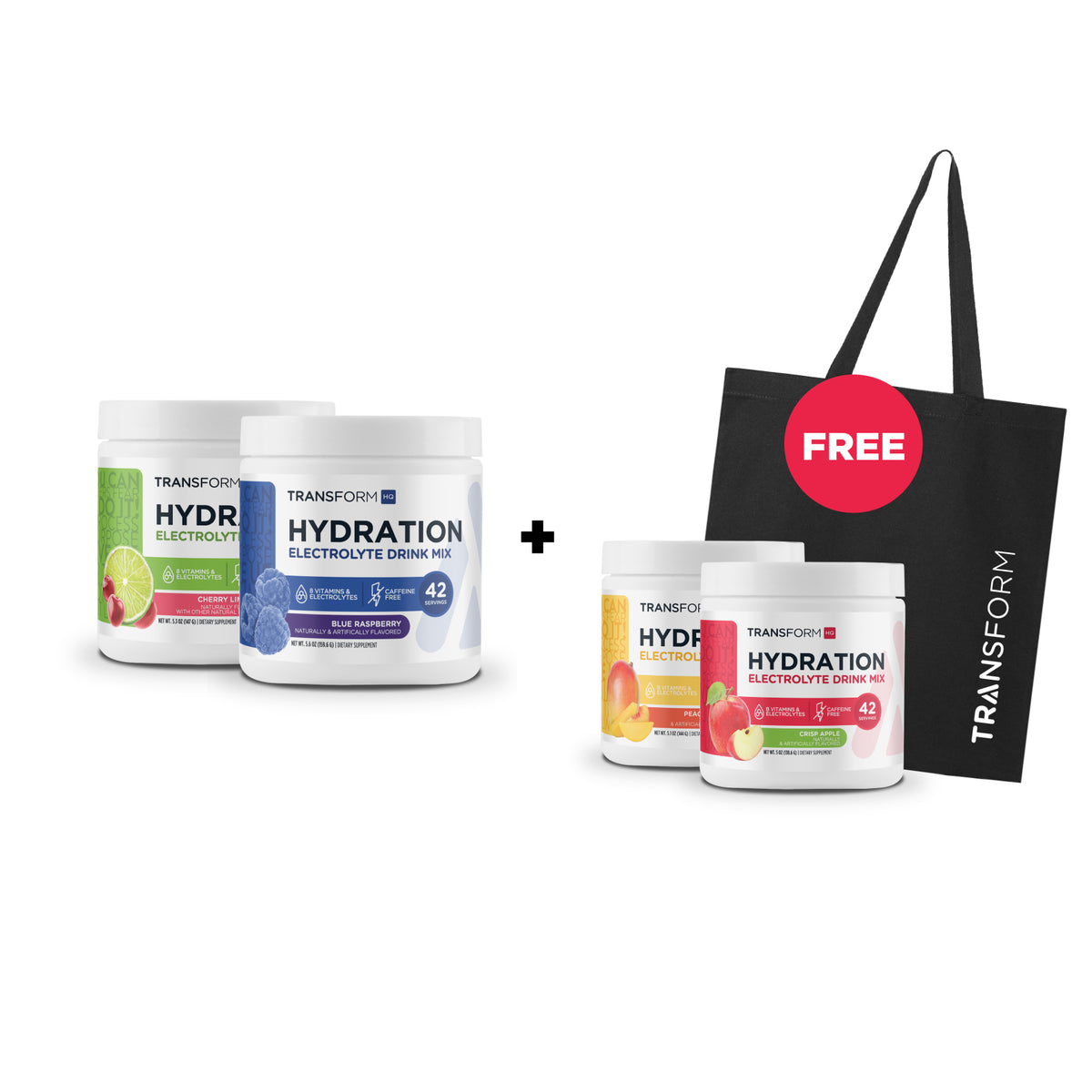 Buy 2 Hydrations, Get 2 Hydrations + Tote Bag Free