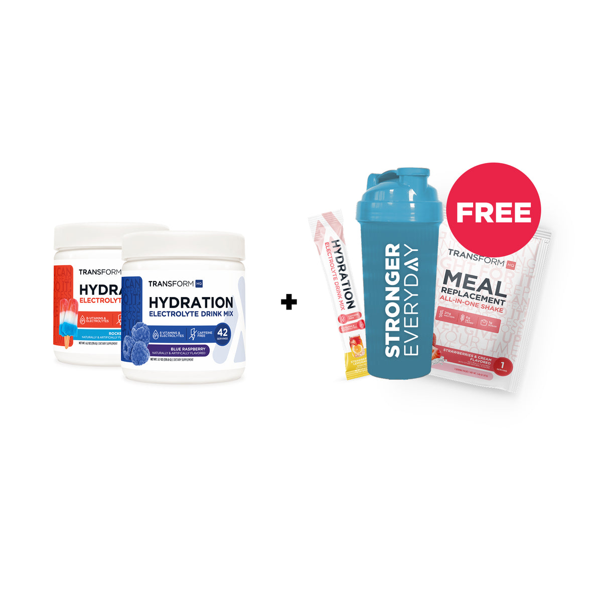 60% Off 2 Hydrations + Free Shake Pack, Hydration Stick Pack, & Shaker