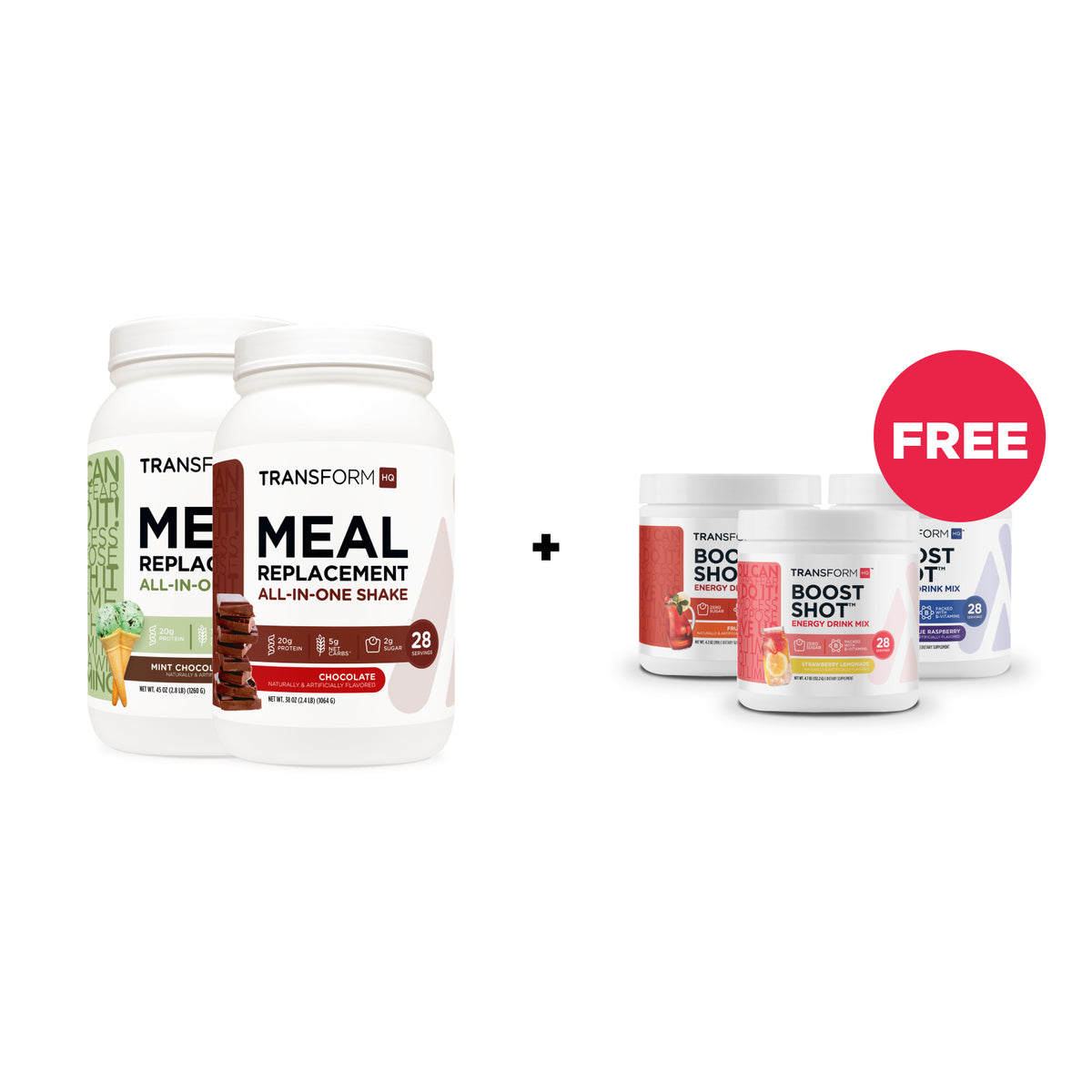 Buy 2 Shakes, Get 3 Boost Shots Free (Bundle)