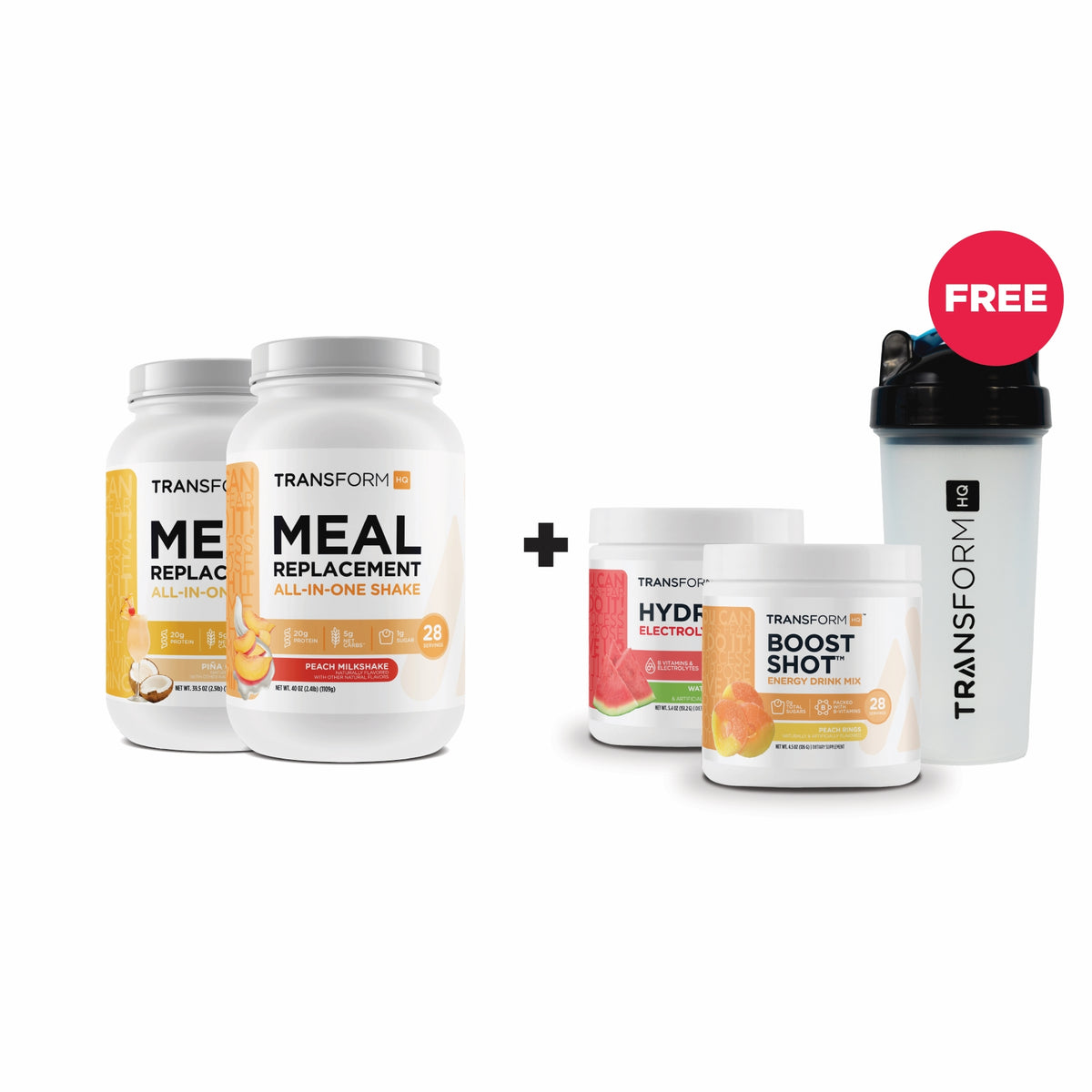 Buy 2 Shakes, Get Boost Shot, Hydration + Shaker Free