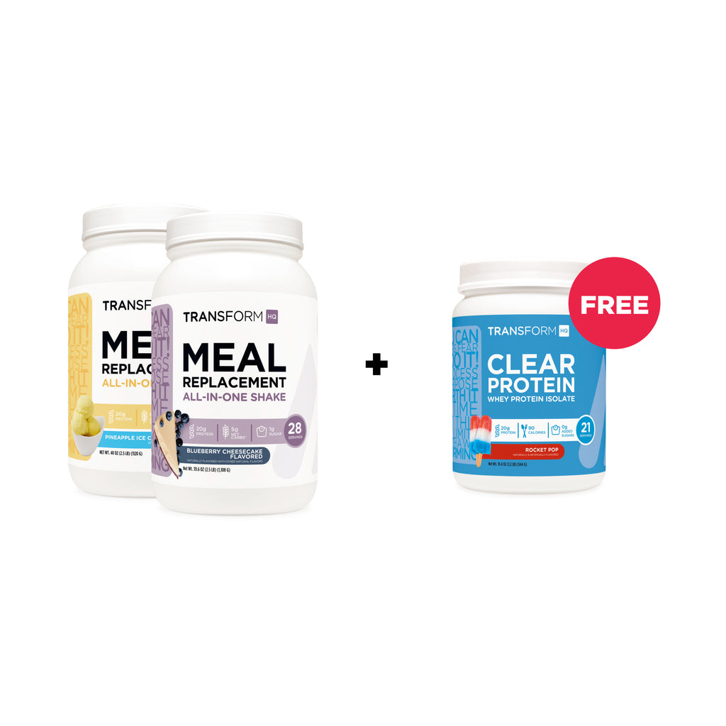 Buy 2 Shakes, Get Clear Protein Free