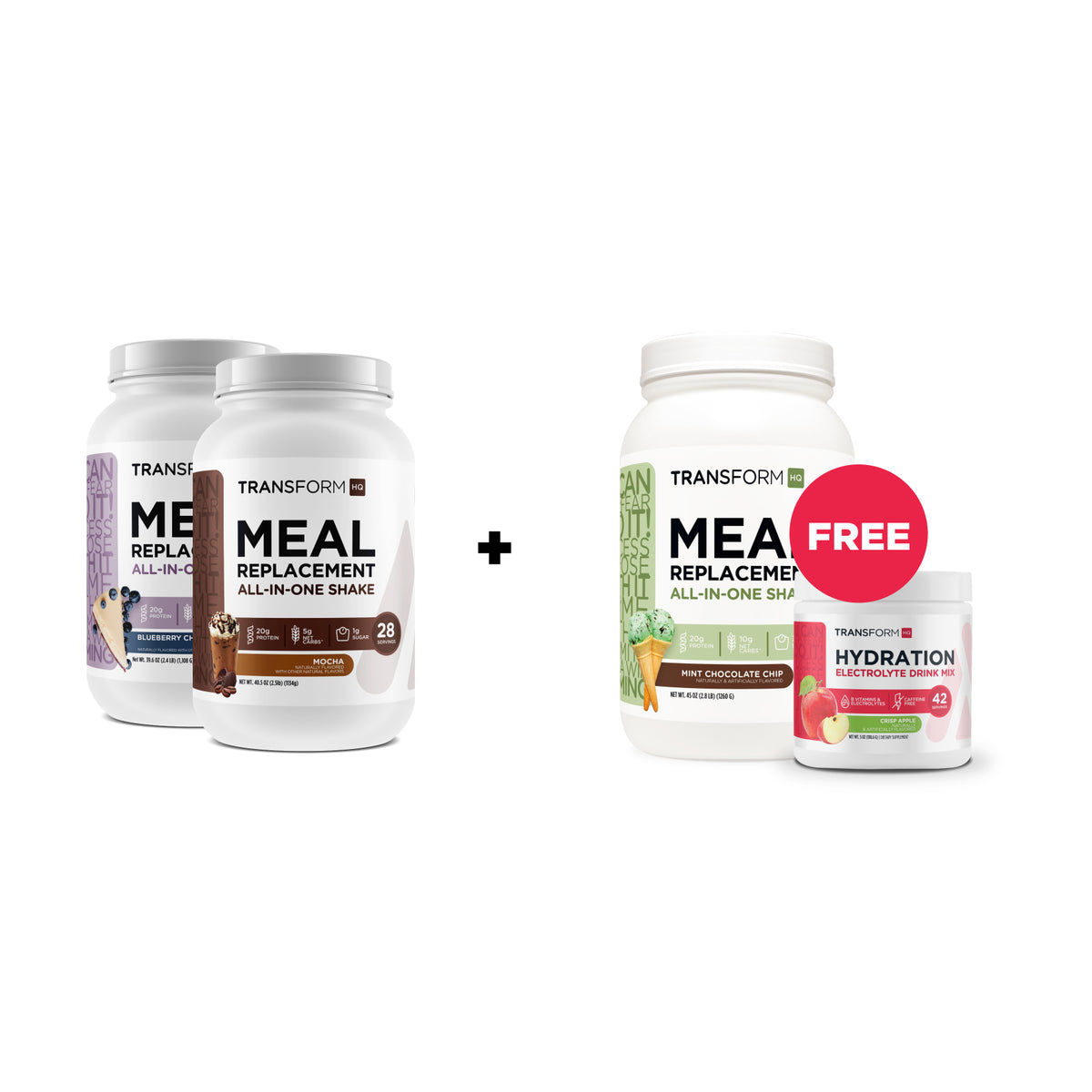 Buy 2 Shakes, Get Shake + Hydration Free