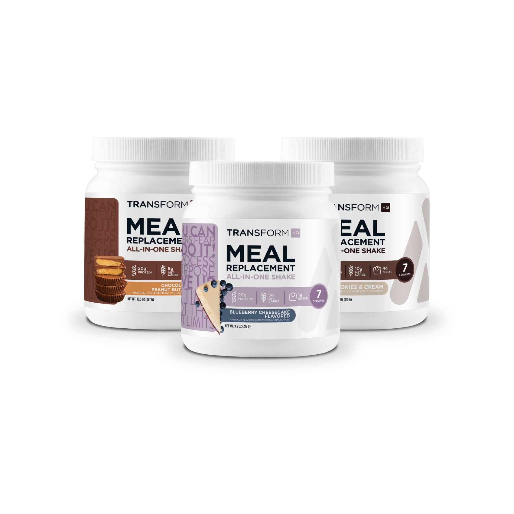 40% Off Three 7-serving Shake Tubs - Transformhq