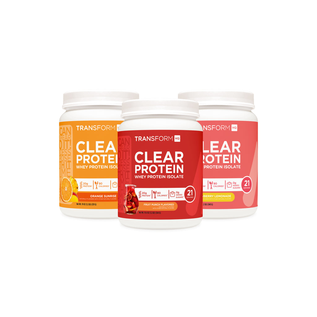 50% Off Three Clear Protein
