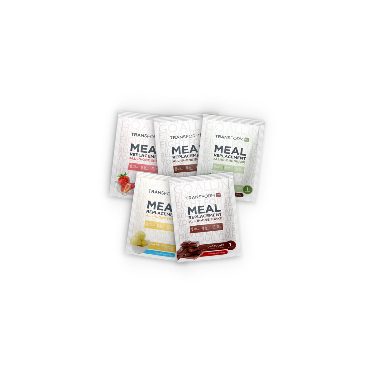 5 Shake Packs