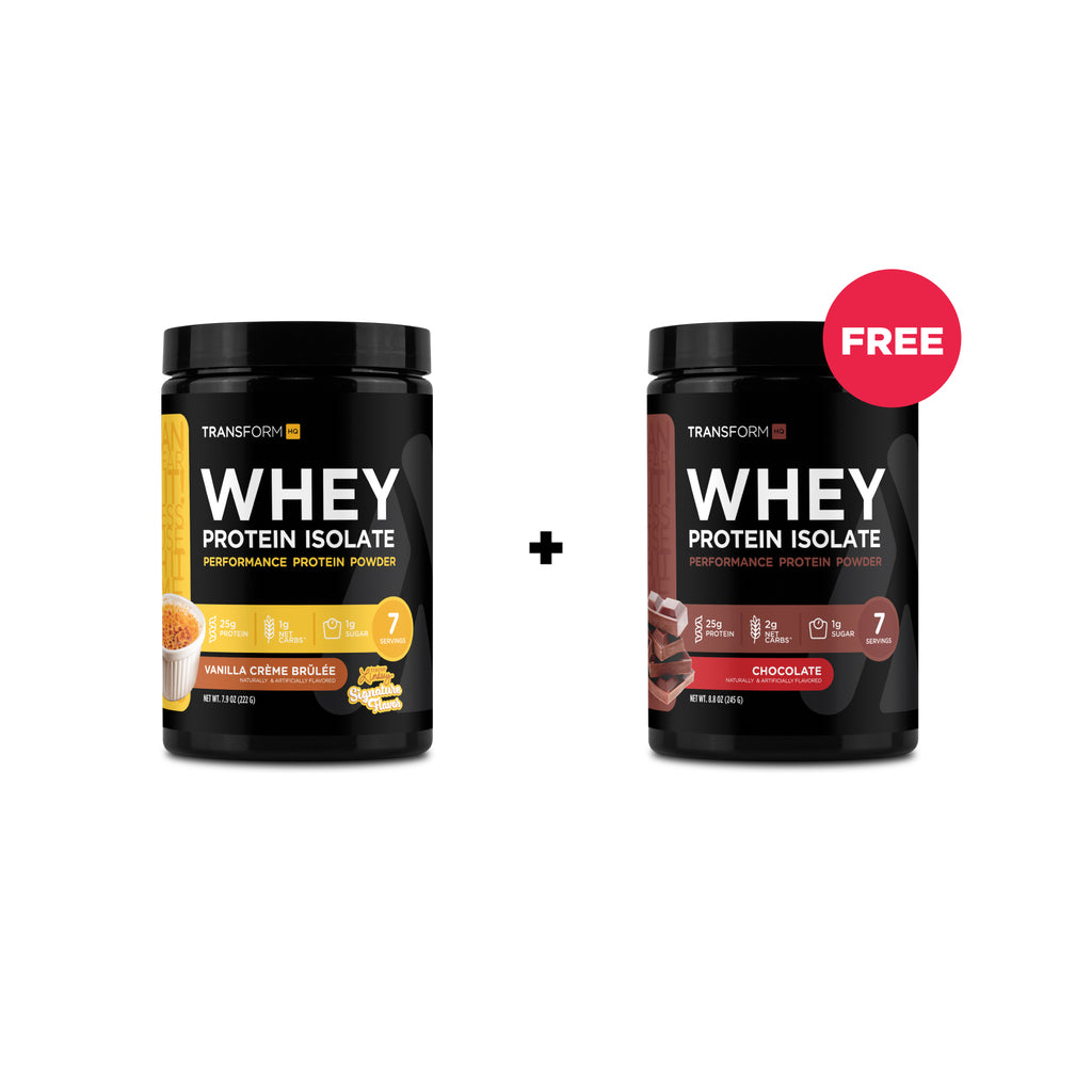 Buy 7-Serving Whey Protein, Get 1 Free