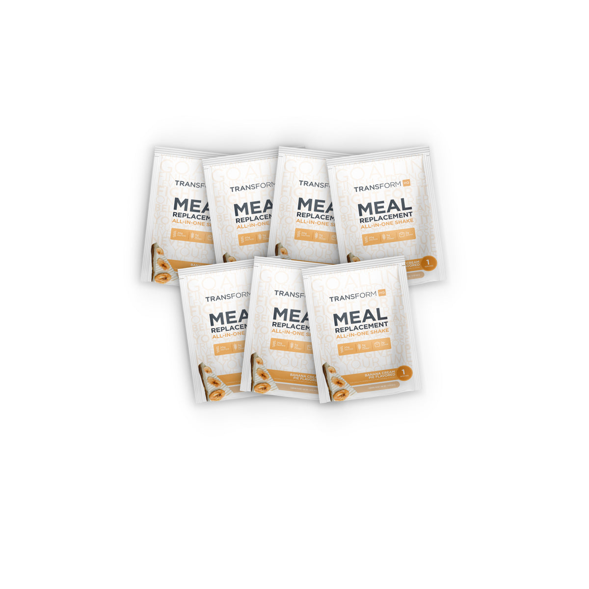 7 Banana Cream Pie Shake Packs