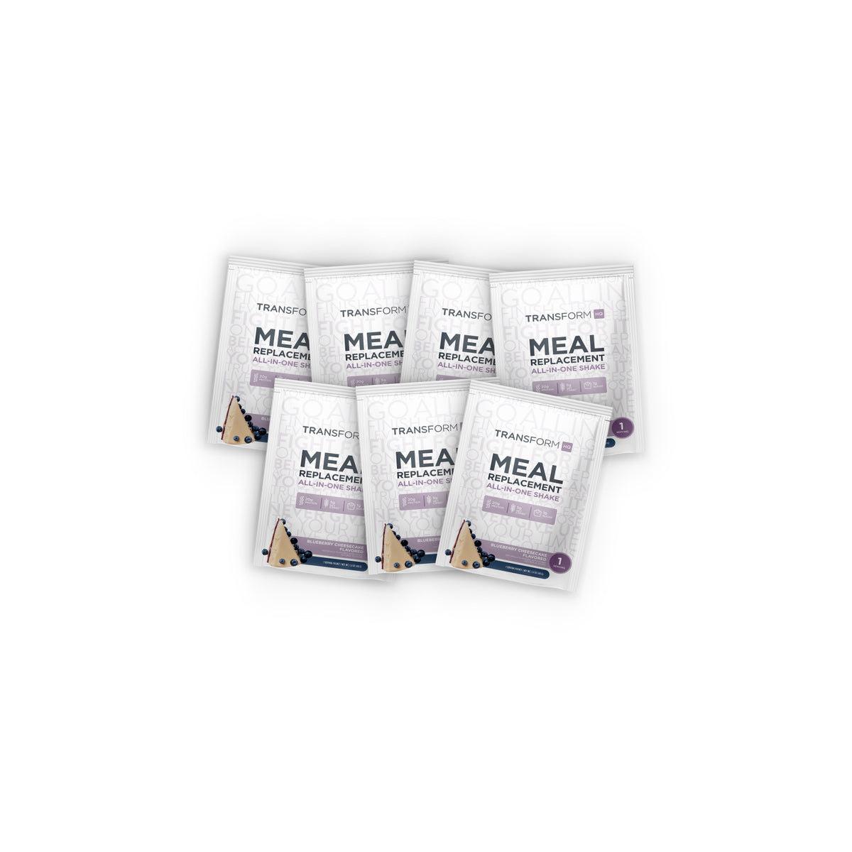 7 Blueberry Cheesecake Shake Packs