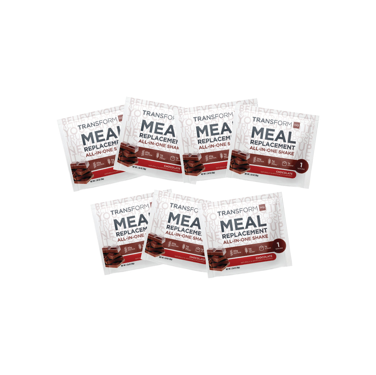 7 Single-Serving Meal Replacement Shake Packs
