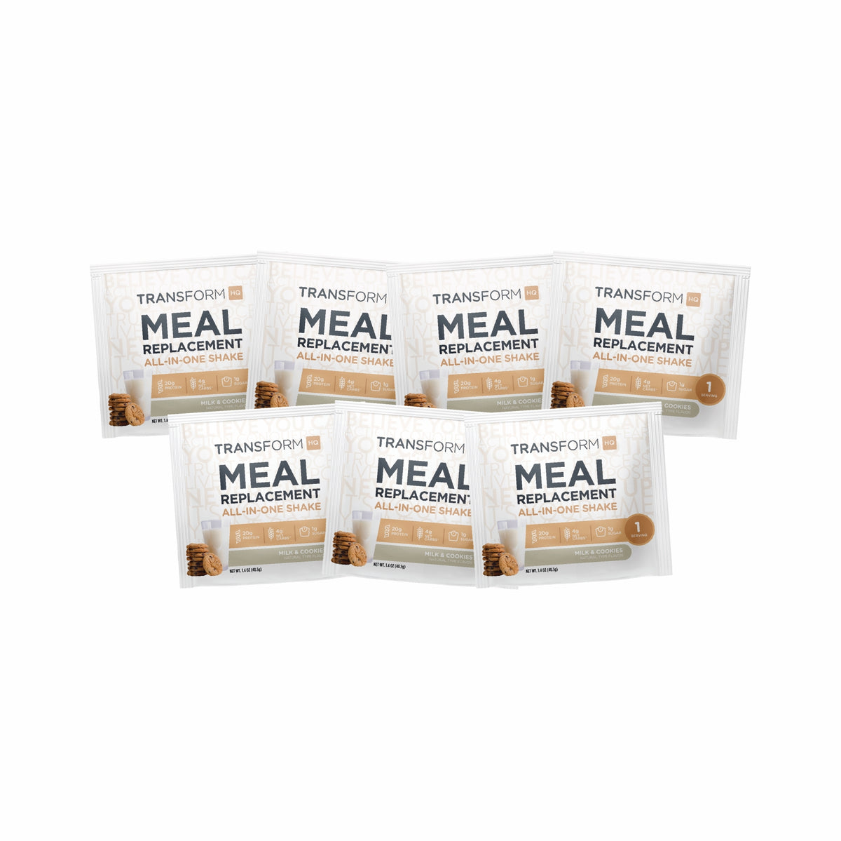 7 Milk & Cookies Shake Packs