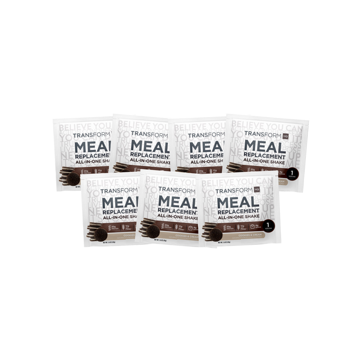 7 Cookies & Cream Shake Packs