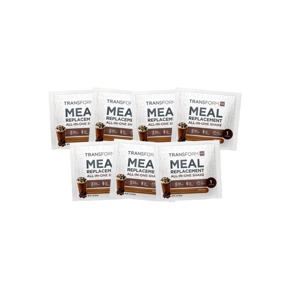 7 Mocha Shake Packs