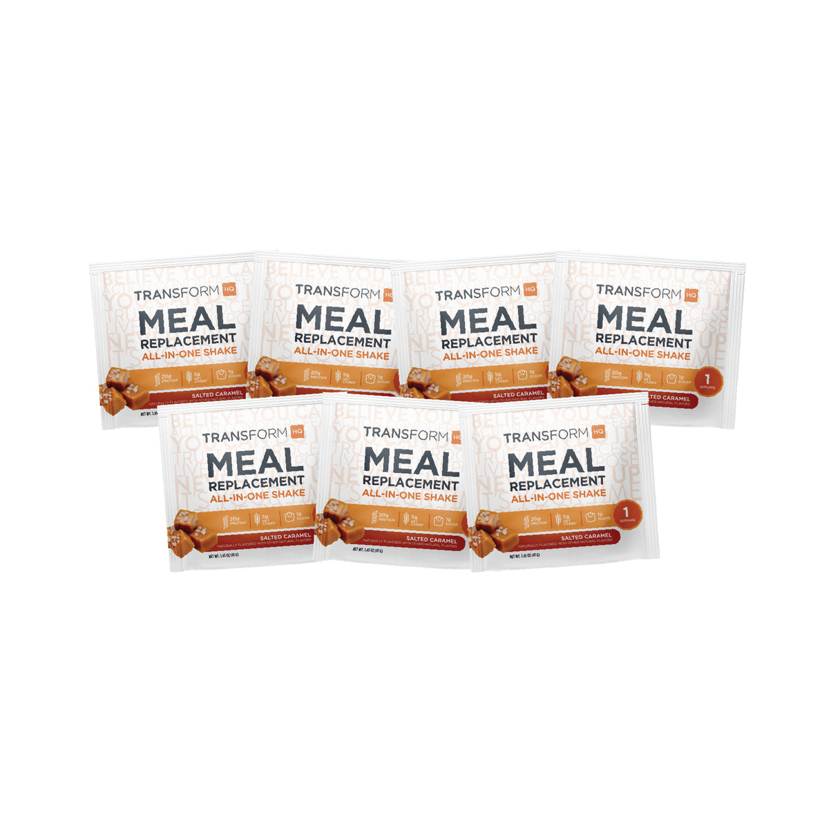 7 Salted Caramel Shake Packs
