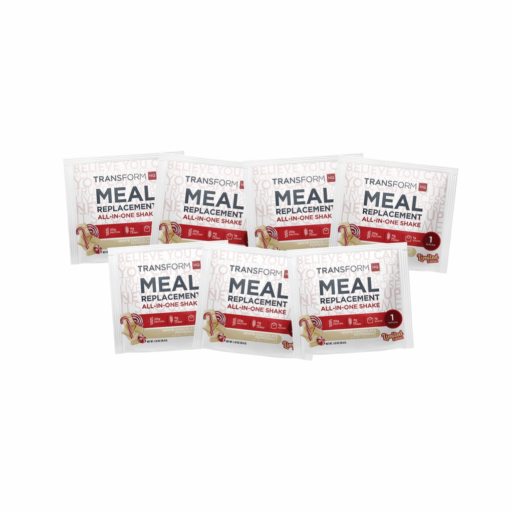 7 White Chocolate Peppermint Shake Packs