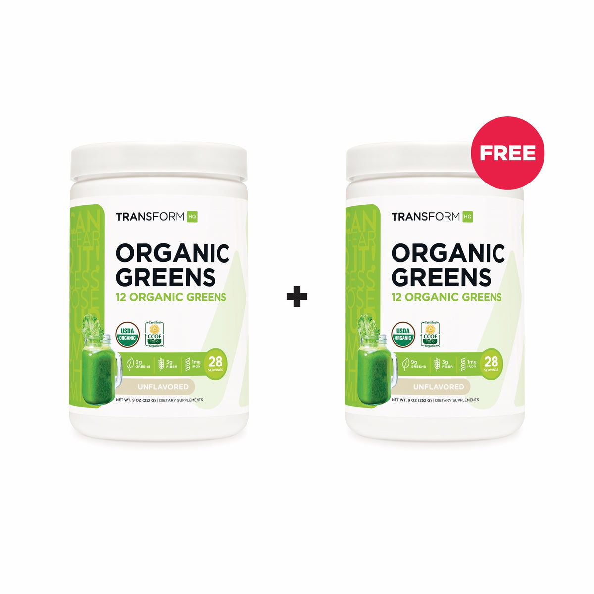 Buy Organic Greens, Get 1 Free