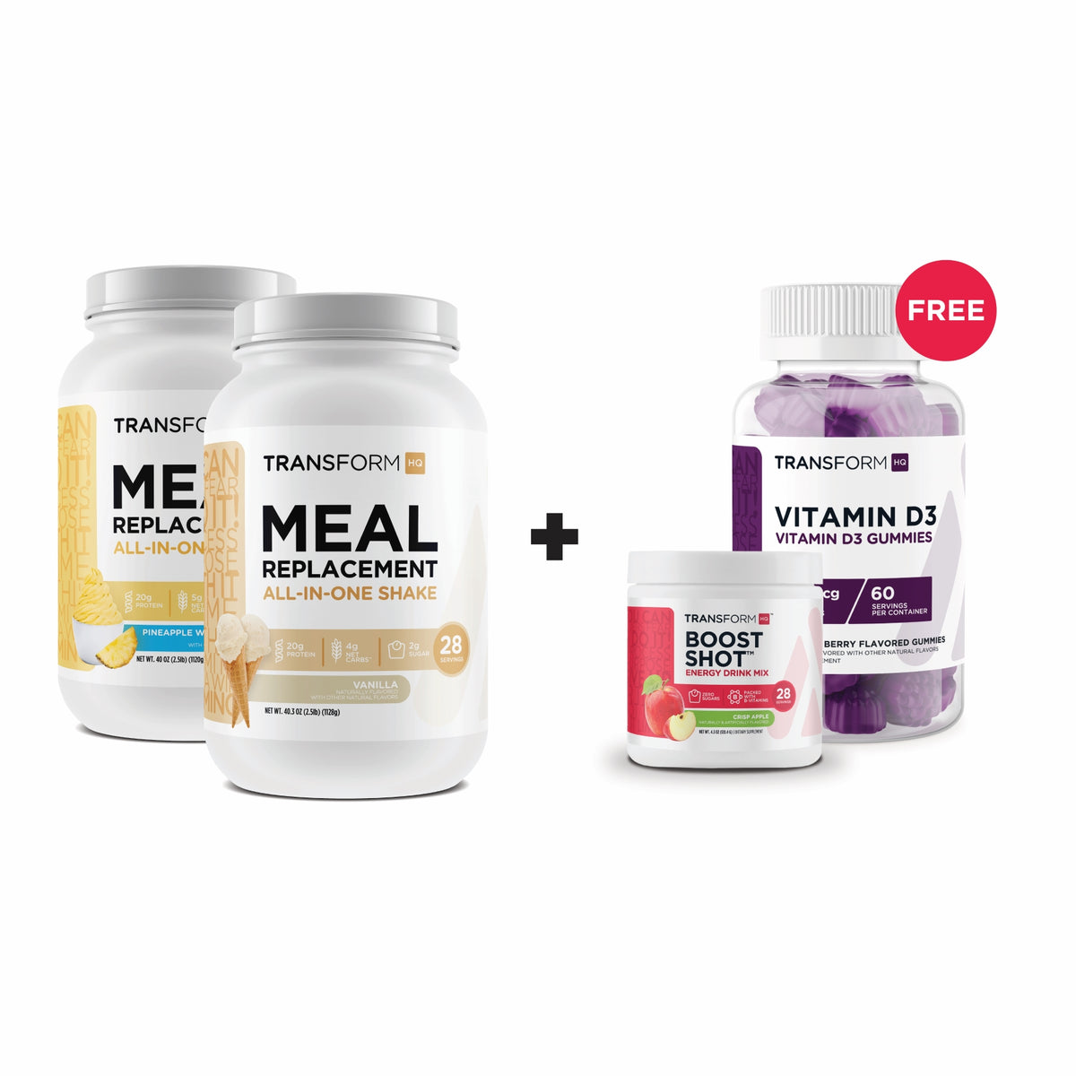 Buy 2 Shakes, Get Boost Shot + Gummy Free