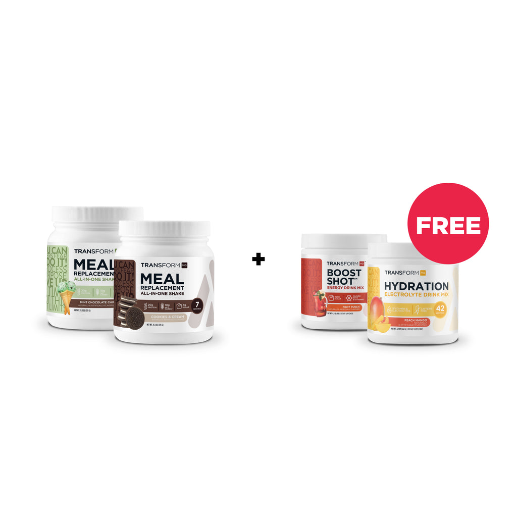 Buy 2 7-Serving Shakes, Get Boost Shot + Hydration Free