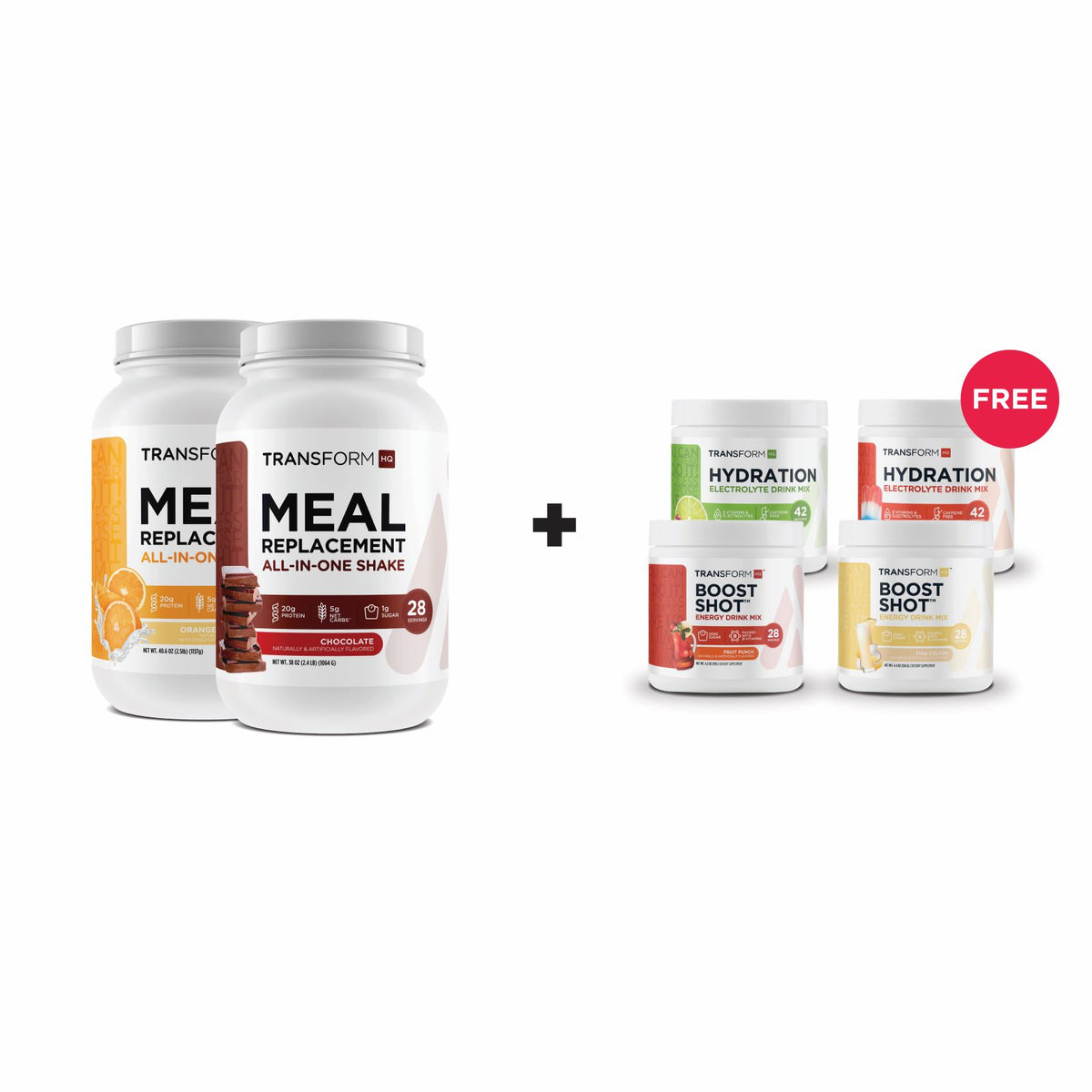 Buy 2 Shakes, Get 2 Boost Shot + 2 Hydration Free