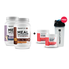 Buy 2 Shakes, Get Boost Shot, Hydration, and Choice of Shaker FREE