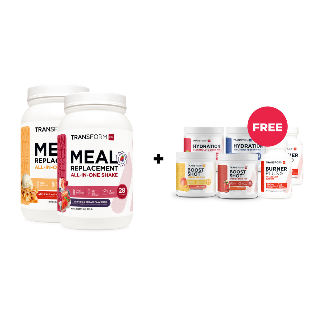 Buy 2 Shakes, Get 2 Boost Shots, 2 Hydrations & 2 Burner Plus Free