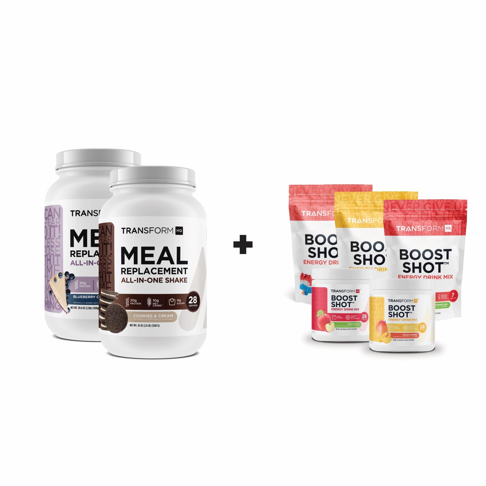 Buy 2 Shakes, Get 2 Boost Shot + 3 7-Serving Boost Bags Free - TransformHQ