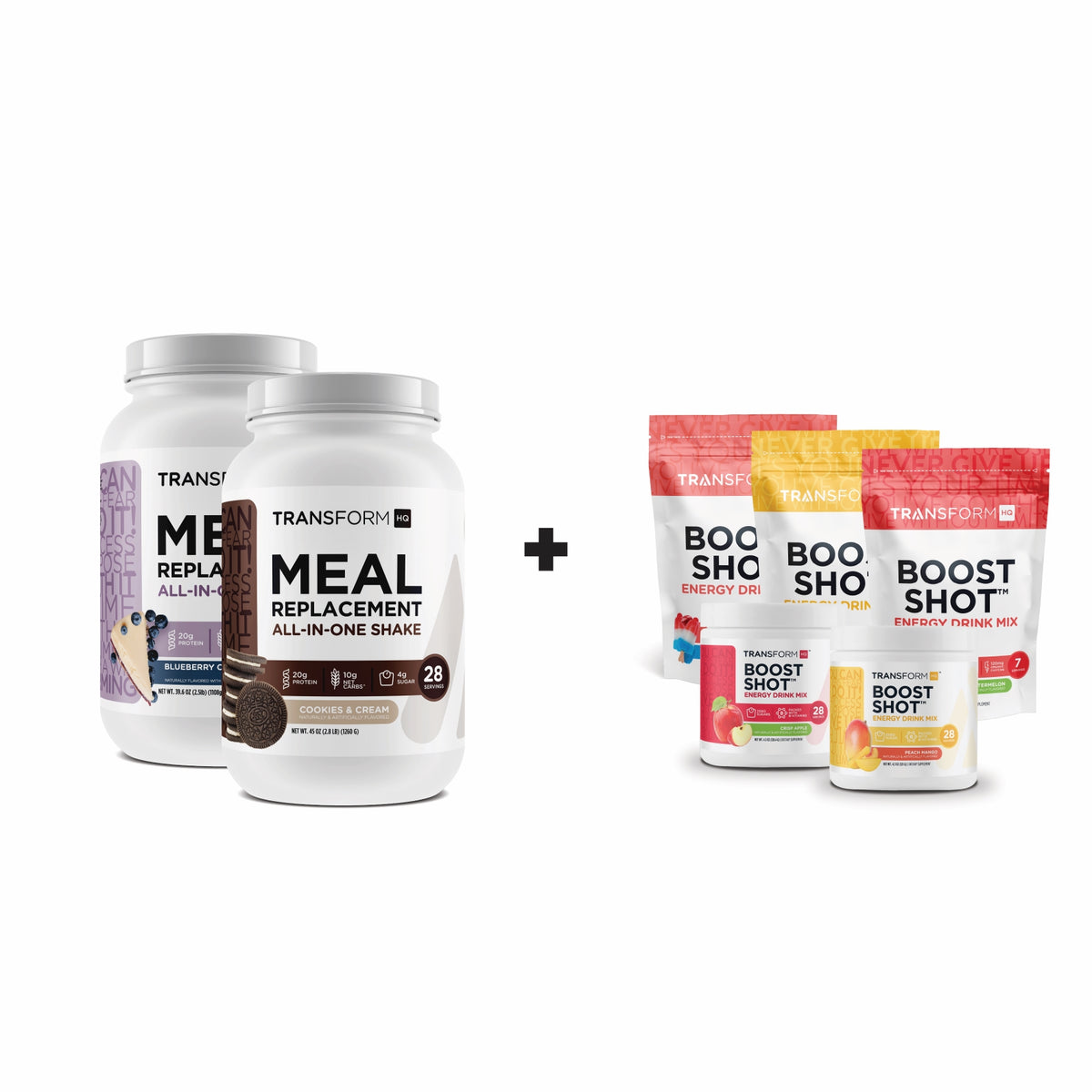 Buy 2 Shakes, Get 2 Boost Shot + 3 7-Serving Boost Bags Free