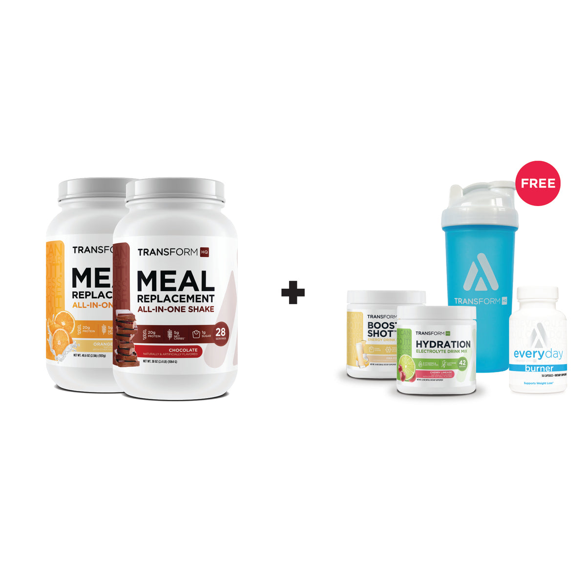 Buy 2 Shakes, Get Boost Shot, Hydration, Burner, & Shaker Free