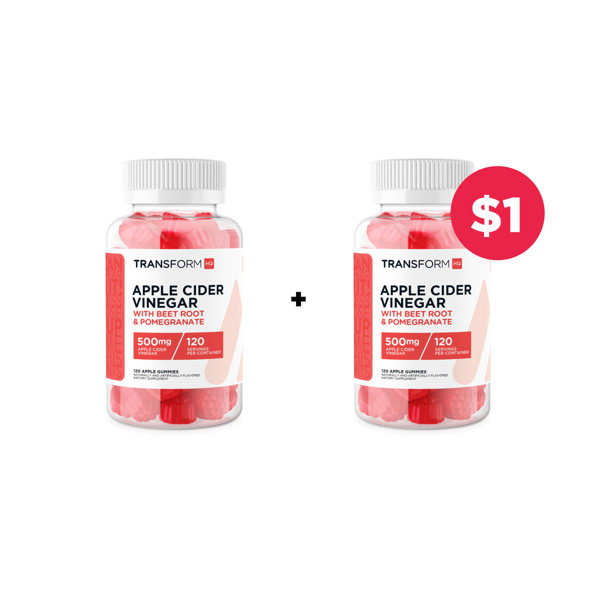 Buy Apple Cider Vinegar Gummies, Get 1 for $1