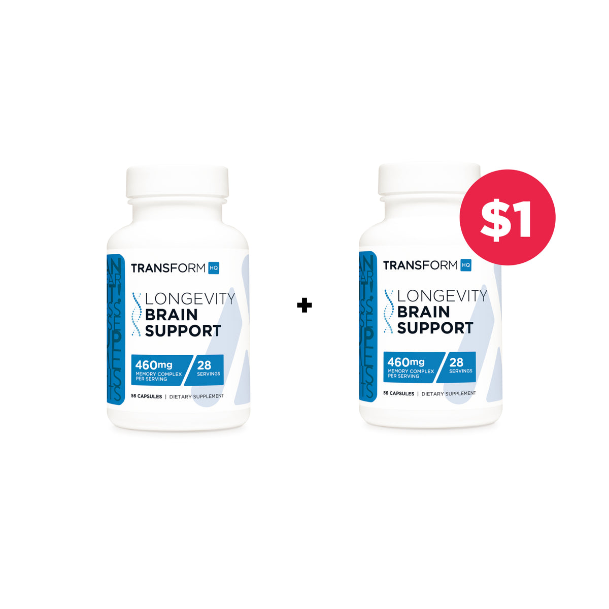 Buy 1 Longevity Brain Support, Get 1 for $1