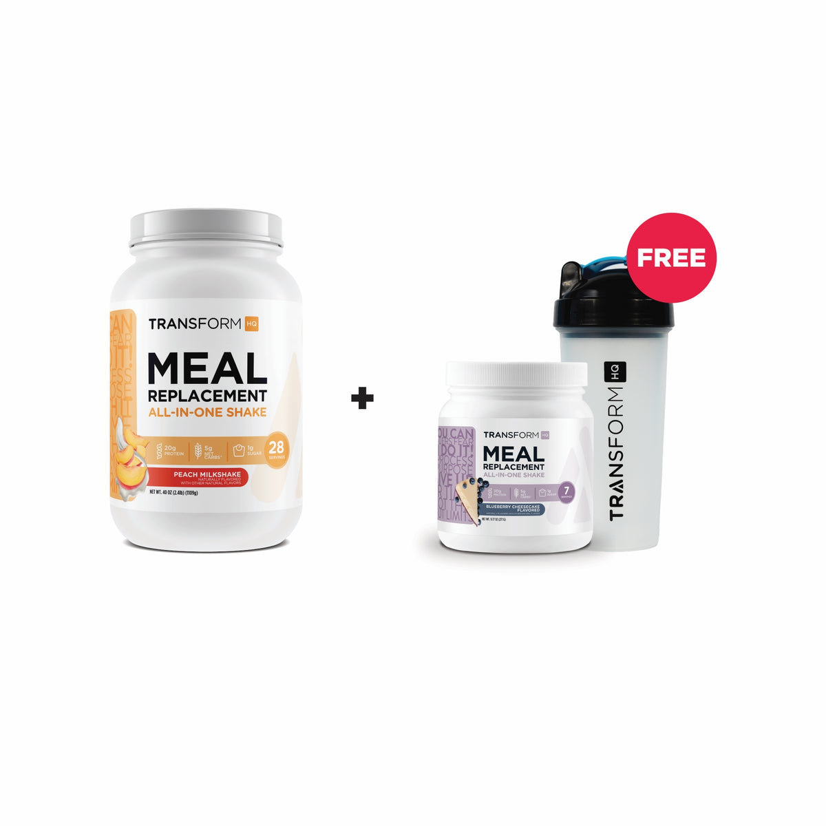 Buy Shake, Get 7-Serving Shake + Shaker Free