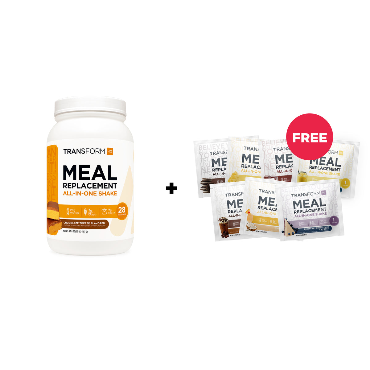 $20 Off Chocolate Toffee Shake + 7 Shake Packs Free