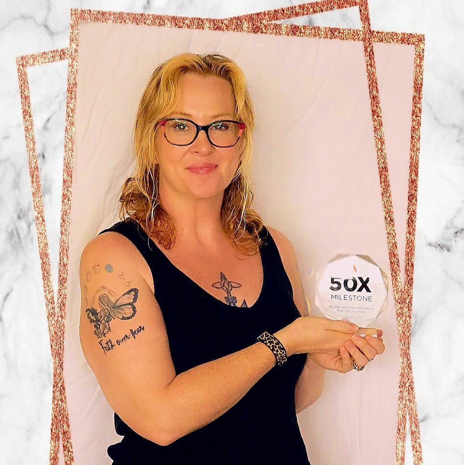"Having somethhing that tasted good that I could add to my day to help me reach my goals was super important. It gave me hope that I could do it." - Christy