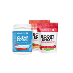 50% Off Clear Protein and 2 7-Serving Boost Shot Bags